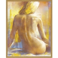 Постер "Девушка с обнаженной спиной", 40 см х 50 см артикул 12836b.
