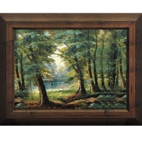 Постер "Лесное озеро", 30 см х 40 см артикул 12852b.