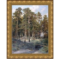 Постер "Сосновый лес", 30 см х 40 см артикул 12870b.