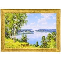 Постер в раме "Просторы", 60 см х 40 см артикул 12875b.