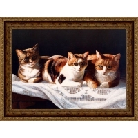 Постер "Три кота", 30 см х 40 см артикул 12887b.